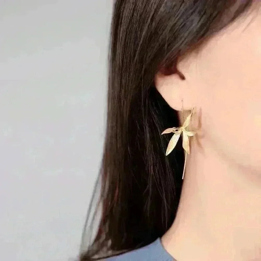Valley Orchid S925 Gold Plated Earring